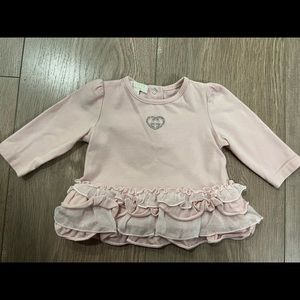 Gucci Baby Pink Dress Size 0-3 Months